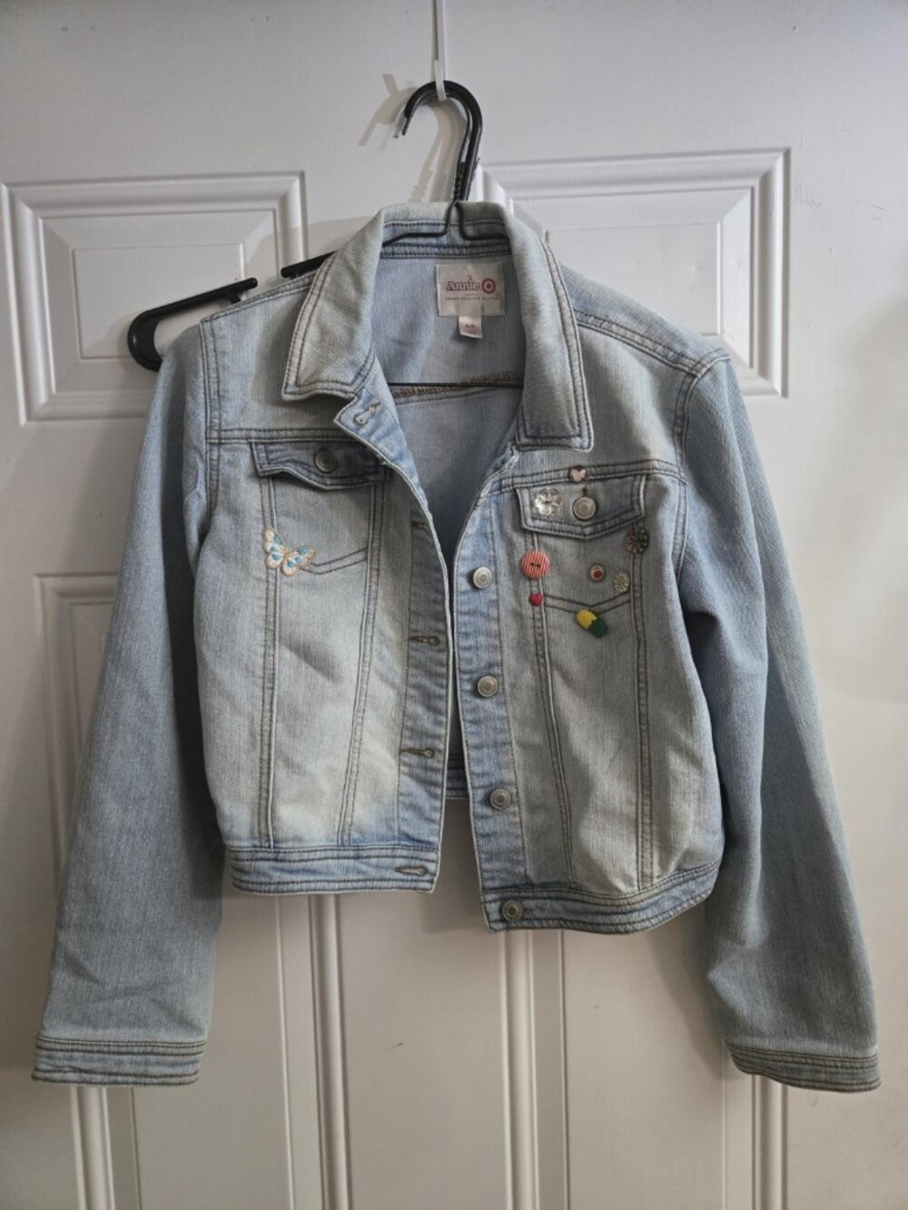 Annie Collection for Target By Renee Ehrlich Kalfus Girls Denim Jacket Size L
